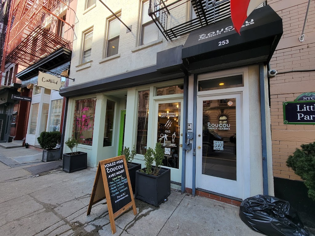 Coucou French Classes | 253 Centre St, 2nd and 3rd floor, New York, NY 10013, USA | Phone: (917) 675-6191 Coucou French Classes | 253 Centre St, 2nd and 3rd floor, New York, NY 10013, USA | Phone: (917) 675-6191