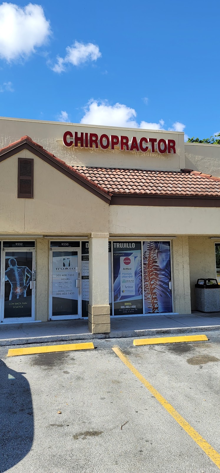 Trujillo Chiropractic Center | 9550 SW 137th Ave, Miami, FL 33186, USA | Phone: (305) 408-0303