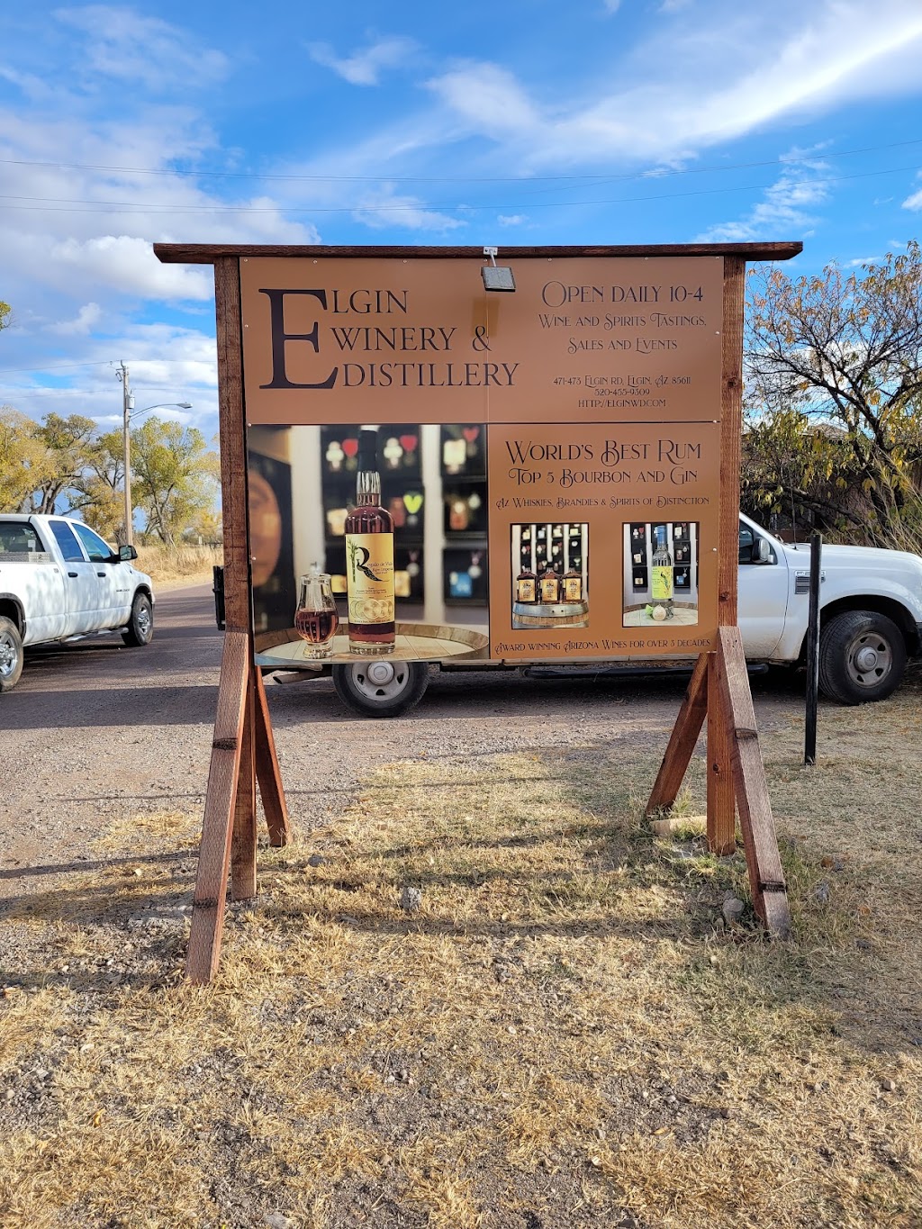 Elgin Winery and Distillery | 471 Elgin Rd, Elgin, AZ 85611, USA | Phone: (520) 455-9309