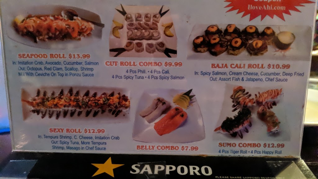 Ahi Sushi & Grill | 2872 Fletcher Pkwy, El Cajon, CA 92020 | Phone: (619) 337-1388