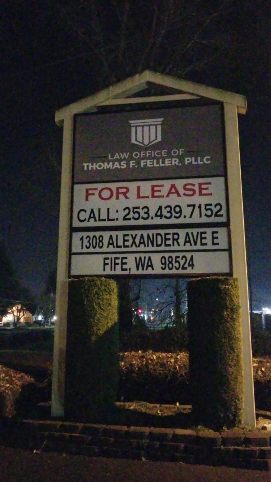 Law Office of Thomas F. Feller | 1308 Alexander Ave E, Fife, WA 98424, USA | Phone: (253) 439-7152