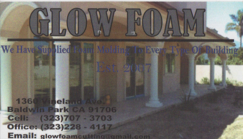Glow Foam Cutting | 1360 Vineland Ave, Baldwin Park, CA 91706, USA | Phone: (323) 228-4117