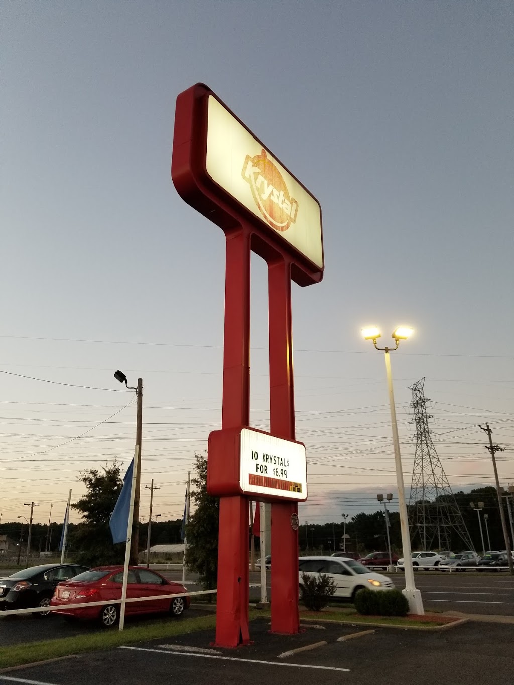 Krystal | 2663 Mt Moriah Rd, Memphis, TN 38115, USA | Phone: (901) 794-3370