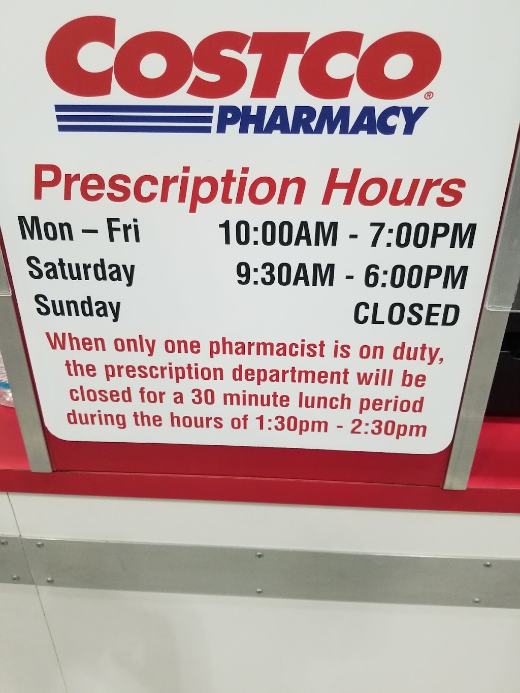 Costco Pharmacy | 7070 Tamarack Rd, Woodbury, MN 55125, USA | Phone: (612) 540-5468