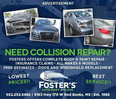 Fosters Auto Body & Glass | 4193 MS-178, Red Banks, MS 38661, USA | Phone: (662) 252-6682