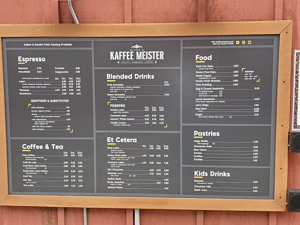 Kaffee Meister - Lakeside Coffee Bar & Drive-Thru | 13277 I-8BL, El Cajon, CA 92021, USA | Phone: (619) 438-0287