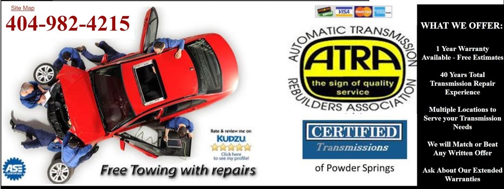 Certified Transmissions | 3235 Powder Springs Rd, Powder Springs, GA 30127, USA | Phone: (404) 982-4215