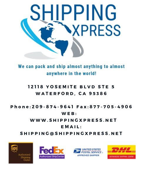 Shipping Xpress Buisness Center | 12118 Yosemite Blvd Ste 5, Waterford, CA 95386, USA | Phone: (209) 874-9641