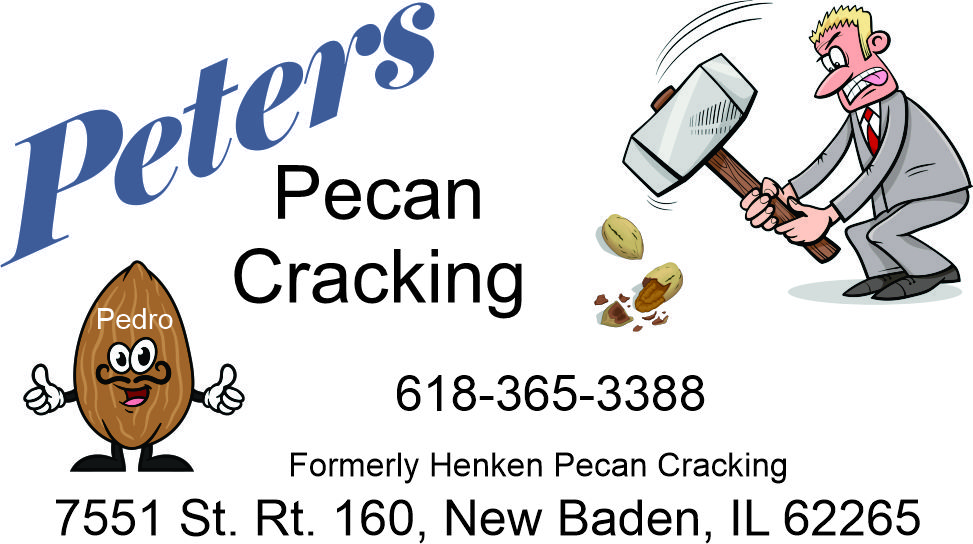 Peters Pecan Cracking | 7551 IL-160 Around the back. Look for the signs, 7551 IL-160, New Baden, IL 62265, USA | Phone: (618) 365-3388