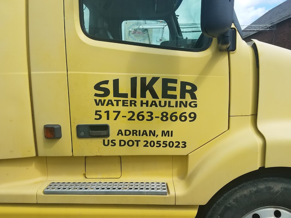 SLIKER WATER HAULING | 1786 W Valley Rd, Adrian, MI 49221, USA | Phone: (517) 263-8669