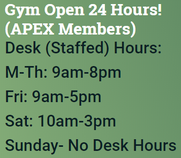 Apex Exercise | 8656 Delamater Rd, Angola, NY 14006, USA | Phone: (716) 549-0151