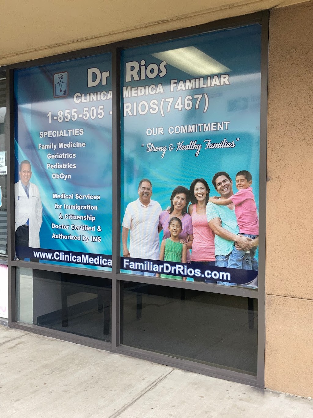 Dr Rios Clinica Medica Familiar | 1530 W 6th St Suite 109, Corona, CA 92882, USA | Phone: (855) 505-7467