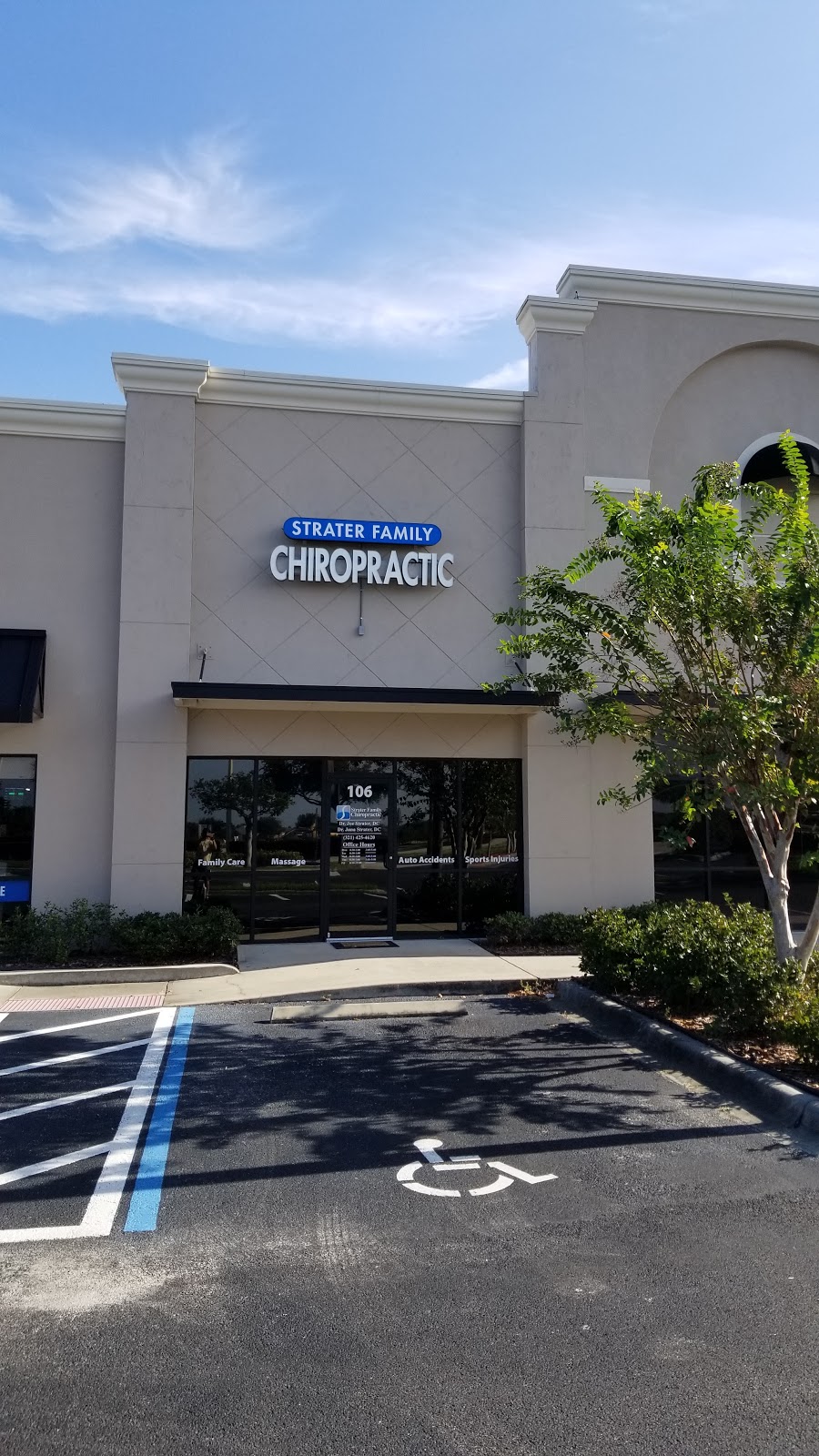 Strater Family Chiropractic & Massage | 1950 Viera Blvd Ste 106, Rockledge, FL 32955, USA | Phone: (321) 425-4620