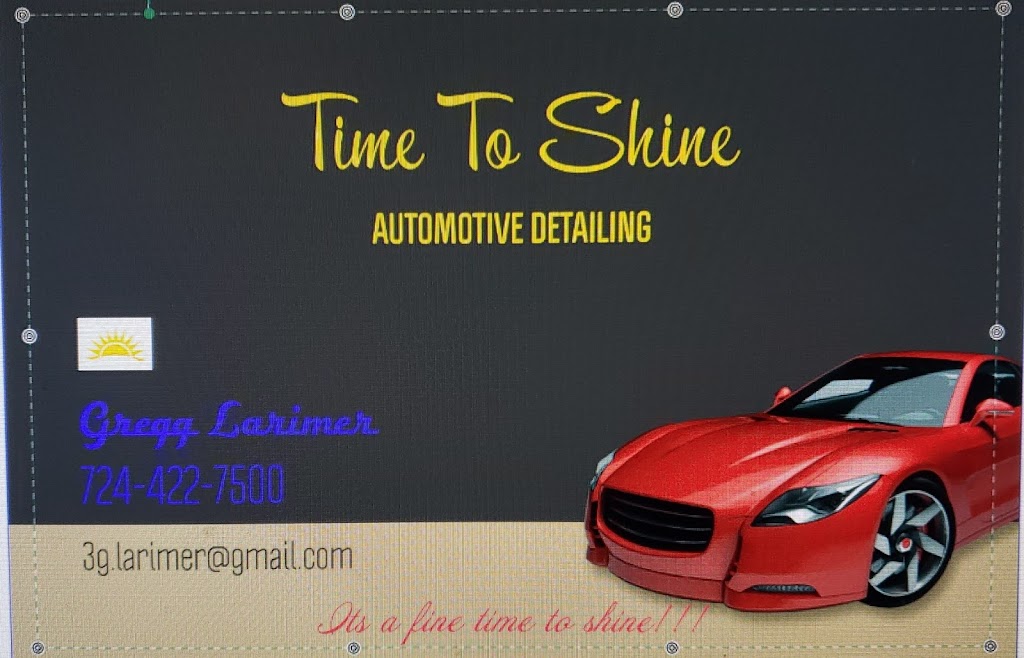 Time to Shine Auto Detailing | 8963 PA-286, Homer City, PA 15748, USA | Phone: (724) 422-7500