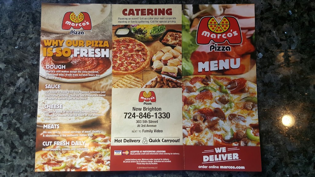 Marcos Pizza | 303 5th St, New Brighton, PA 15066, USA | Phone: (724) 846-1330