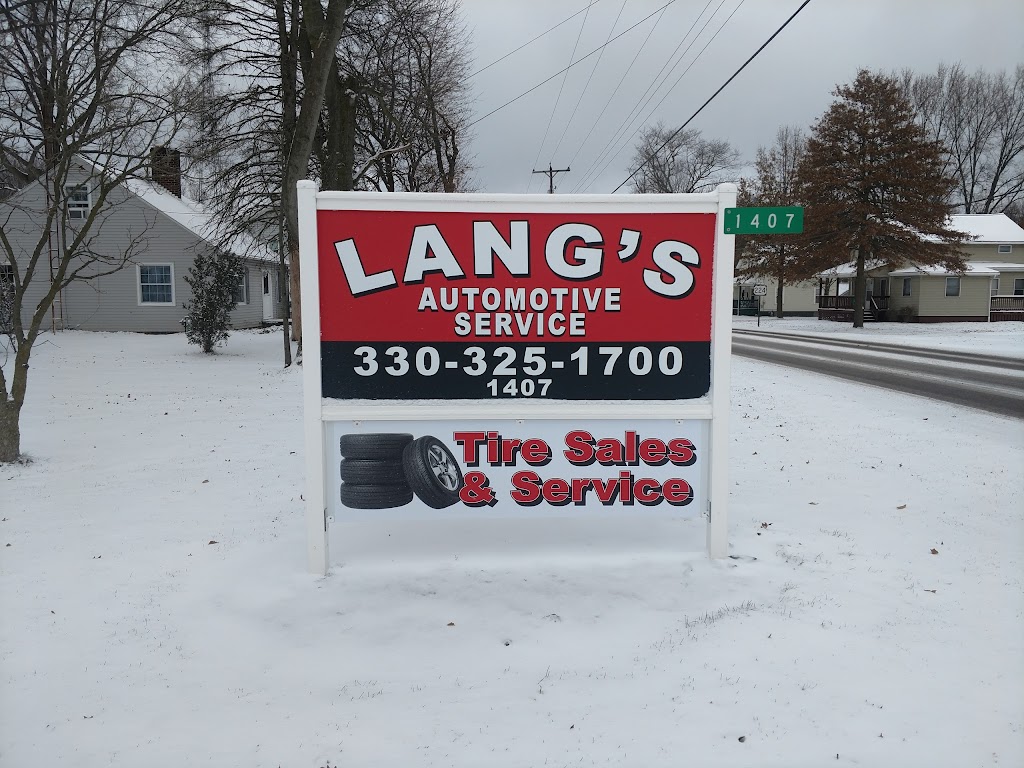 Langs Automotive Service | 1407 OH-44, Randolph, OH 44265, USA | Phone: (330) 325-1700