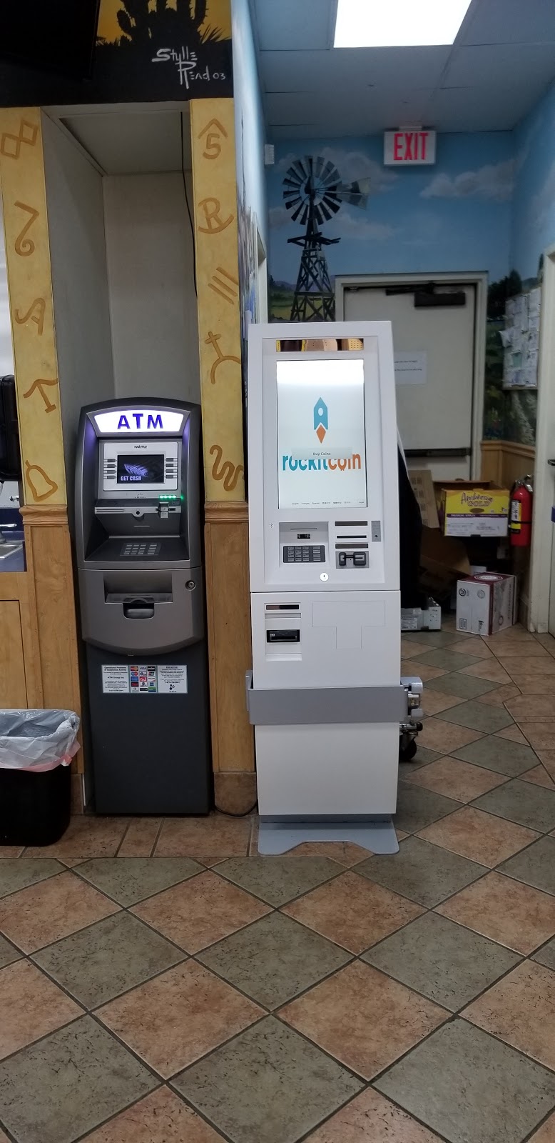 RockItCoin Bitcoin ATM | 100 N Nichols St, Fort Worth, TX 76102, USA | Phone: (888) 702-4826