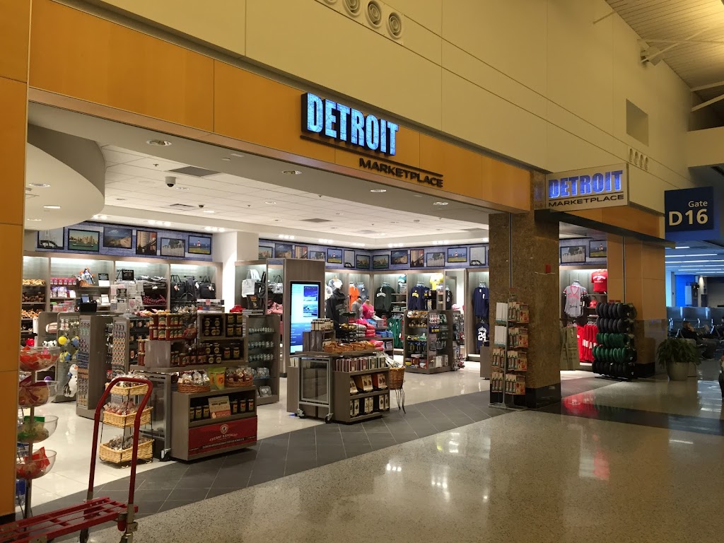 Detroit Marketplace | North Terminal, Near Gate D16, W G Rogell Dr, Detroit, MI 48242, USA | Phone: (734) 941-4029