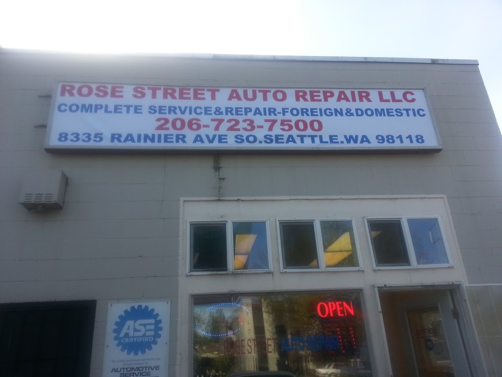 Rose Street Auto Repair | 8335 Rainier Ave S, Seattle, WA 98118, USA | Phone: (206) 723-7500