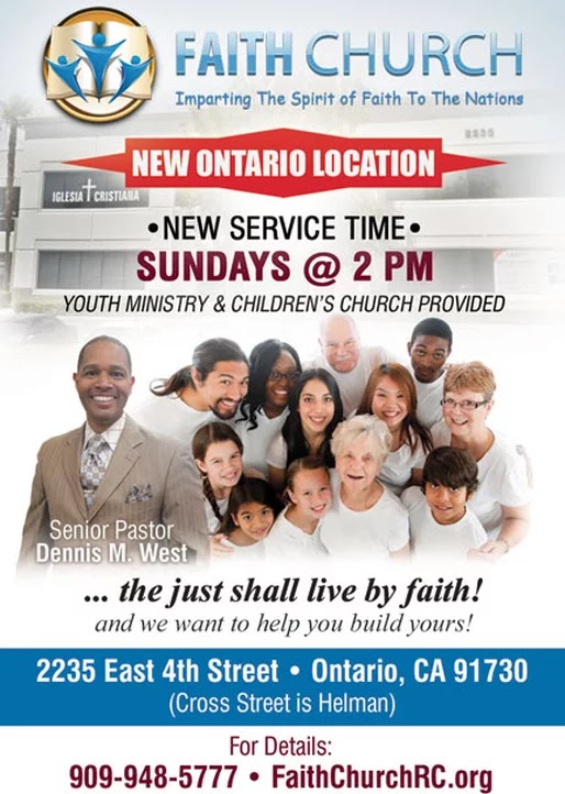 Faith Church Ontario | 2235 E 4th St, Ontario, CA 91764, USA | Phone: (909) 948-5777