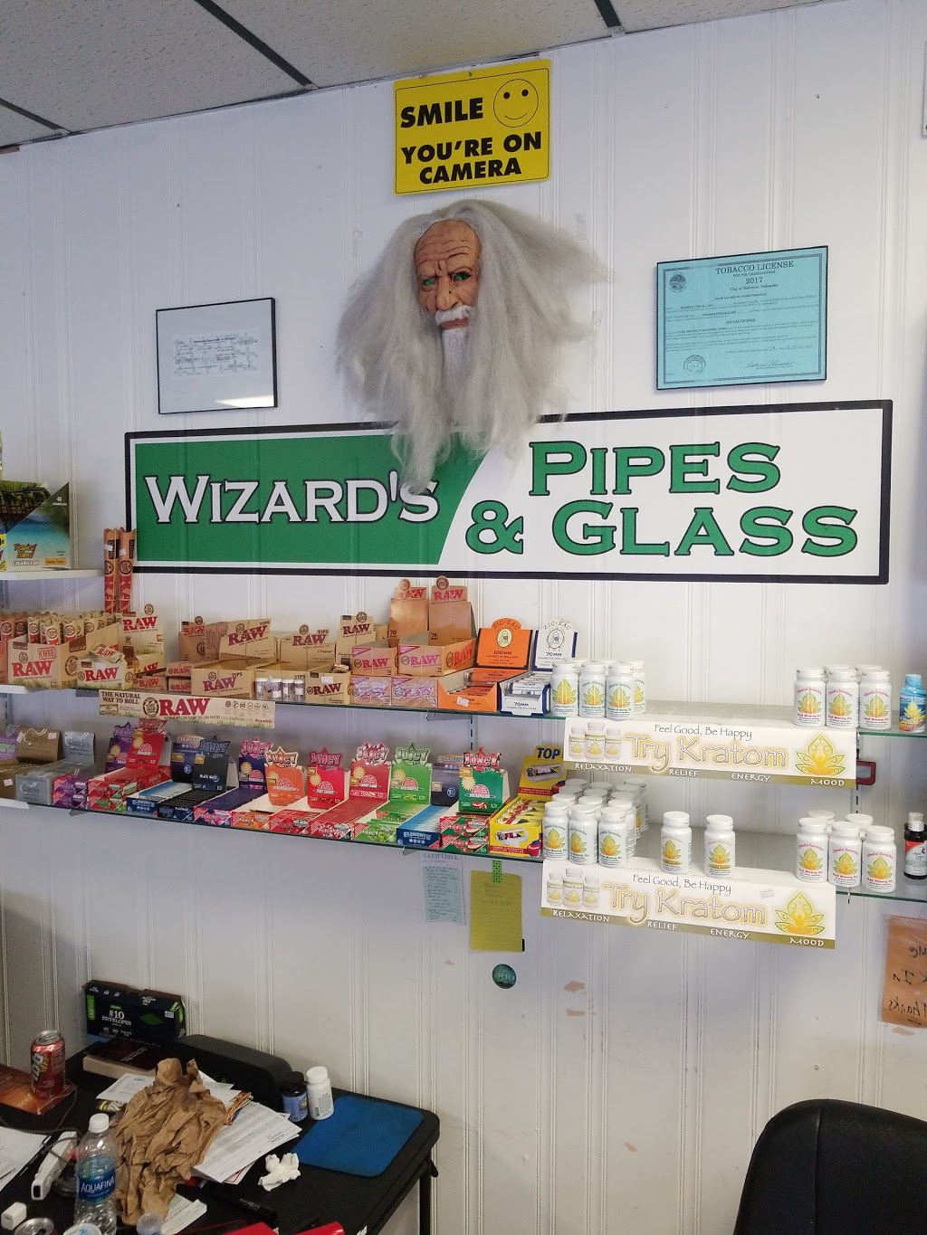 Wizards Pipes and Glass | 1505 Galvin Rd S, Bellevue, NE 68005 | Phone: (402) 506-5238