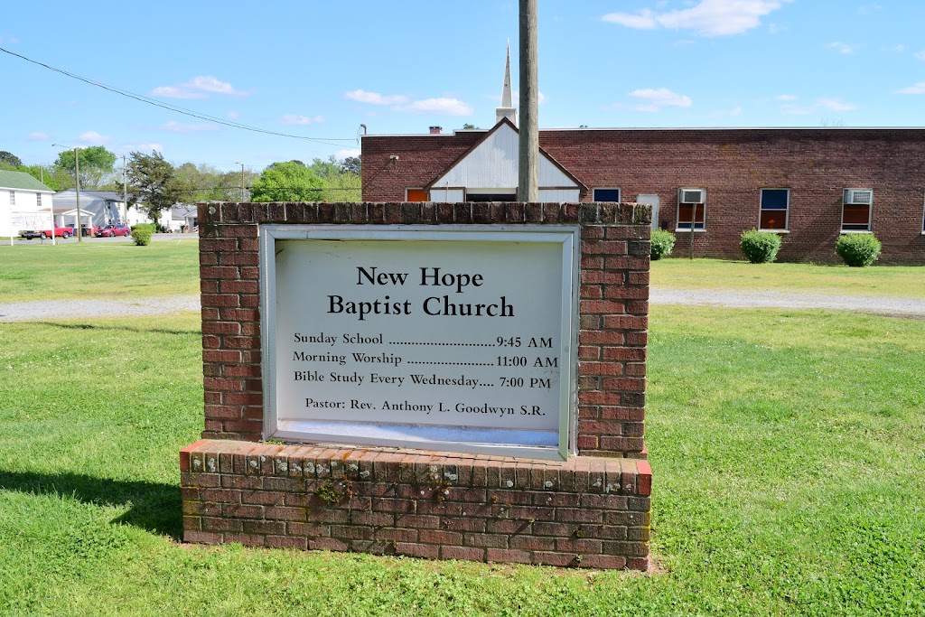 New Hope Baptist Church | 1315 Rosewood Ave, Franklin, VA 23851, USA | Phone: (757) 562-6162