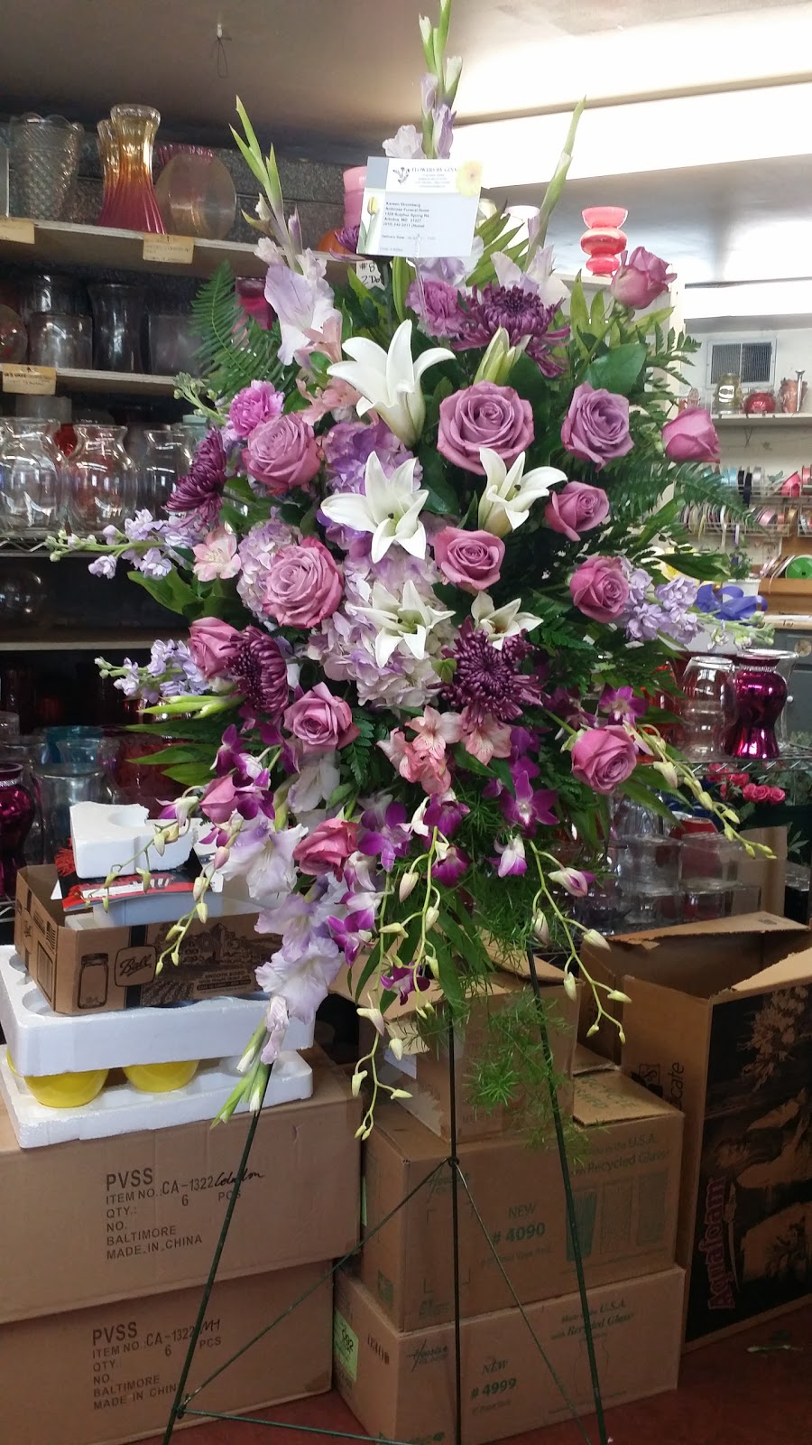 Flowers By Gina | 6325 Washington Blvd suite n, Elkridge, MD 21075, USA | Phone: (410) 796-4462