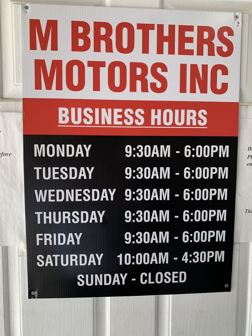 M BROTHERS MOTORS | 6400 N Nebraska Ave, Tampa, FL 33604, USA | Phone: (813) 374-2032