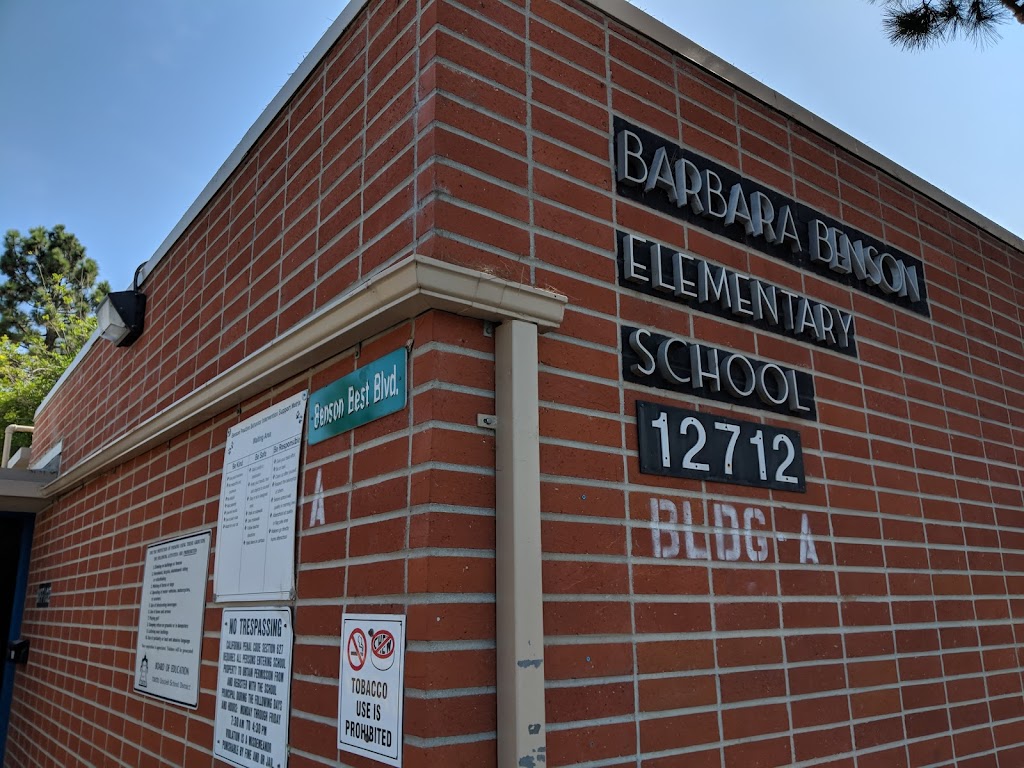 Barbara Benson Elementary School | 12712 Elizabeth Way, Tustin, CA 92780 | Phone: (714) 730-7531