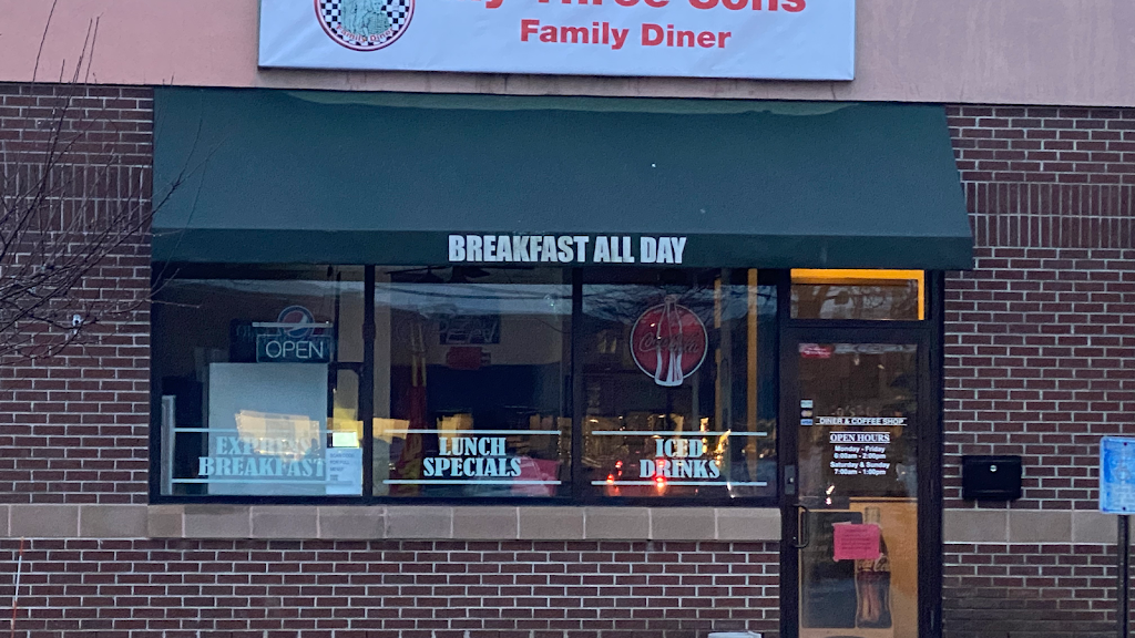 My Three Sons Diner | 1050 Pearl St, Brockton, MA 02301, USA | Phone: (508) 584-8334