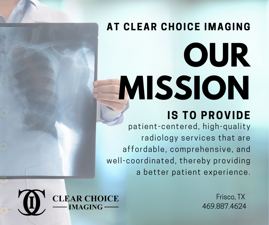 Clear Choice Imaging | 9990 Dallas Pkwy Suite 110, Frisco, TX 75033, USA | Phone: (469) 887-4624