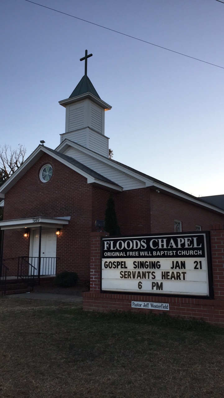 Floods Chapel FWB Church | 5149 NC-97, Spring Hope, NC 27882, USA | Phone: (252) 478-4204