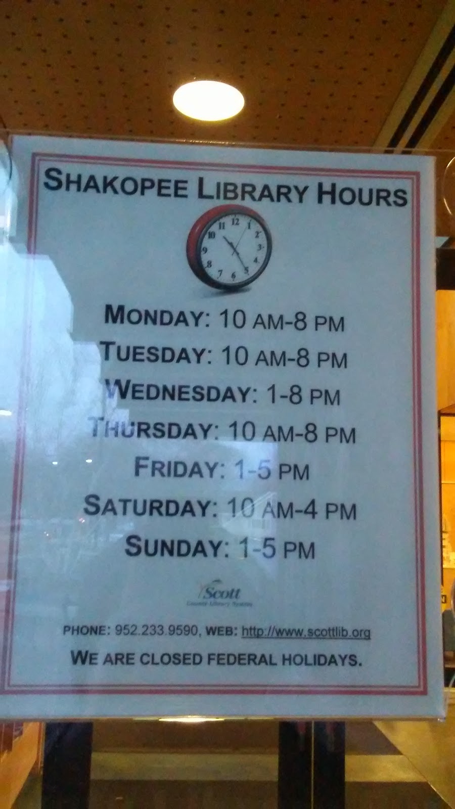 Shakopee Library | 235 Lewis St S, Shakopee, MN 55379, USA | Phone: (952) 233-9590