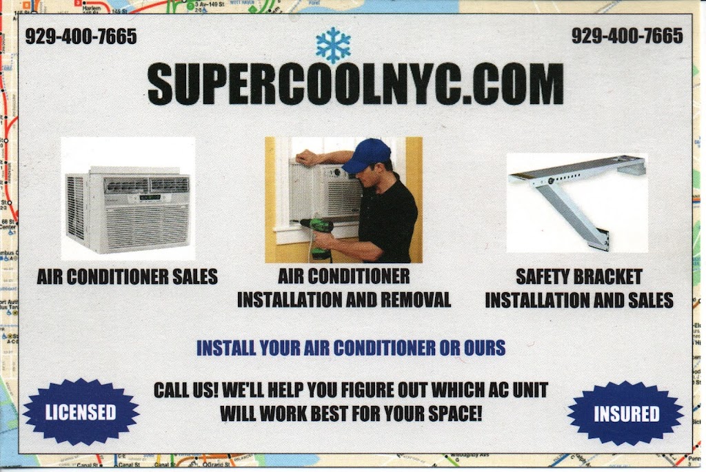 Supercoolnyc Window Air Conditioner Installation, Removal and Sales | 74th St, Brooklyn, NY 11209 | Phone: (929) 400-7665