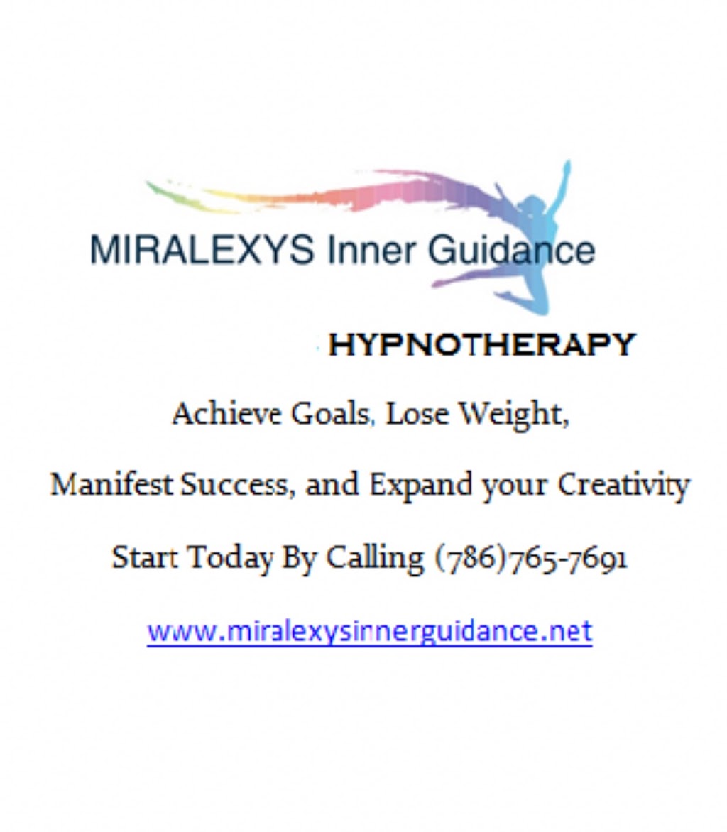 MIRALEXYS Inner Guidance Hypnotherapy | 744 NE 35th Ave, Homestead, FL 33033, USA | Phone: (786) 765-7691