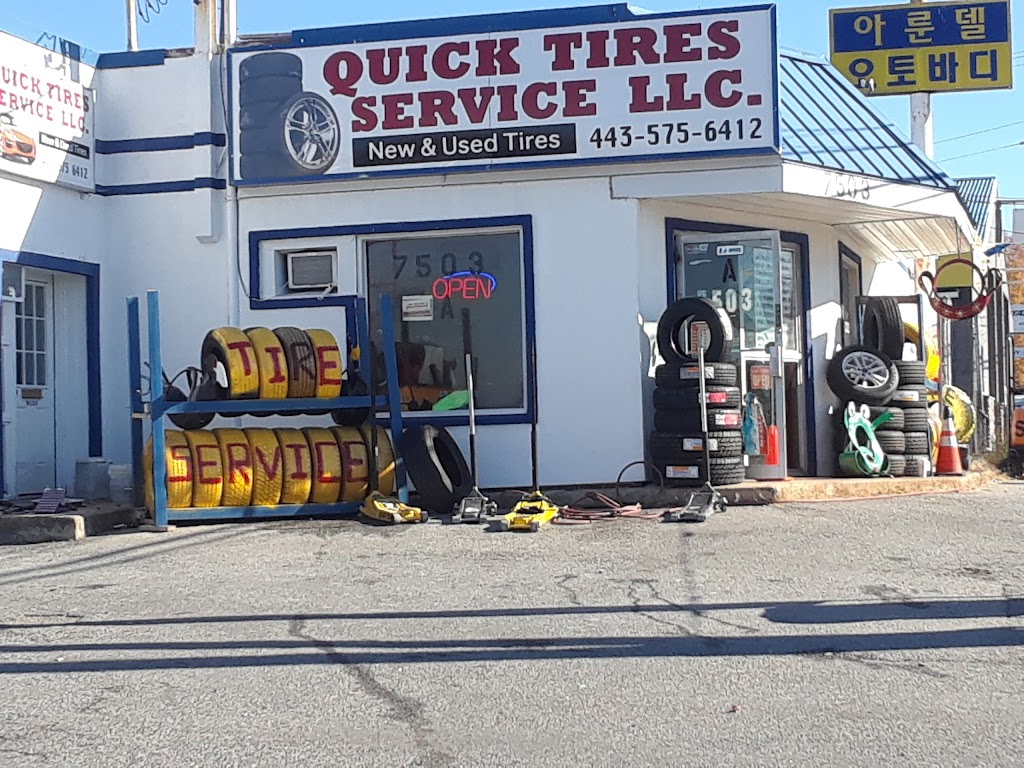 QUICK TIRE SERVICES | 7503 Baltimore Annapolis Blvd # A, Glen Burnie, MD 21060, USA | Phone: (443) 575-6412