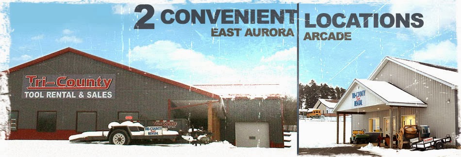 Tri-County Tool Rental & Sales | 550 Olean Rd, East Aurora, NY 14052, USA | Phone: (716) 655-2375