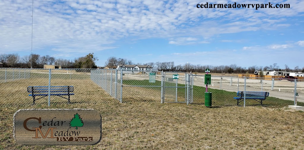 Cedar Meadow RV Park | 21 Cedar Meadow Dr, Anna, TX 75409, USA | Phone: (469) 739-2777