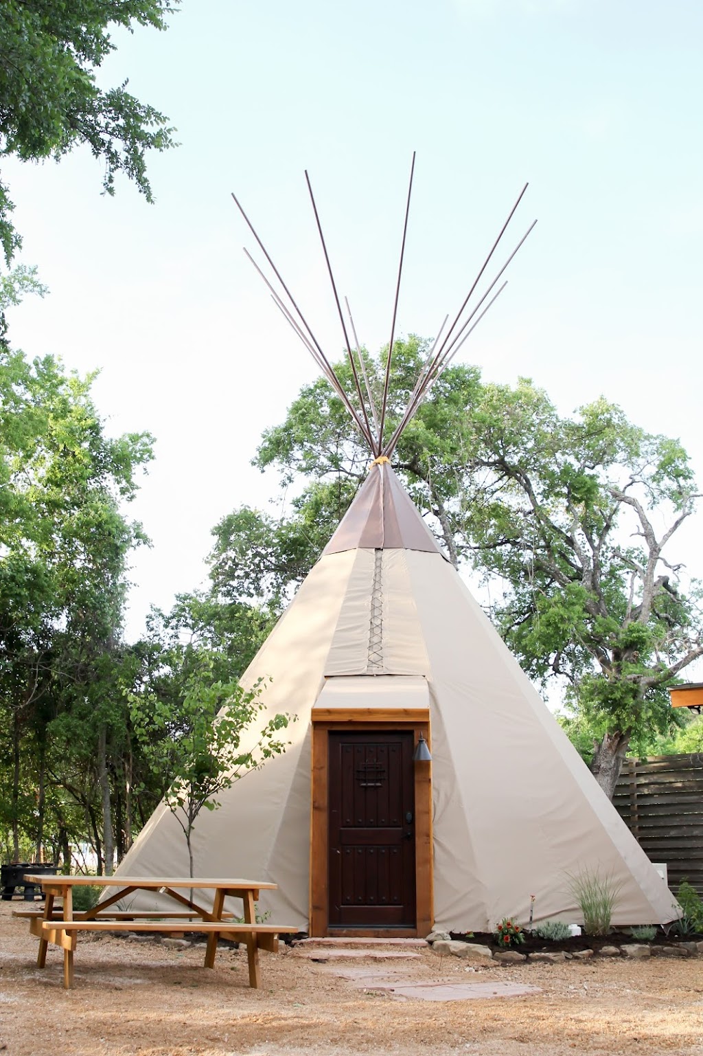 Tipis on the Guadalupe | 12821 River Rd, New Braunfels, TX 78132, USA | Phone: (830) 302-8800