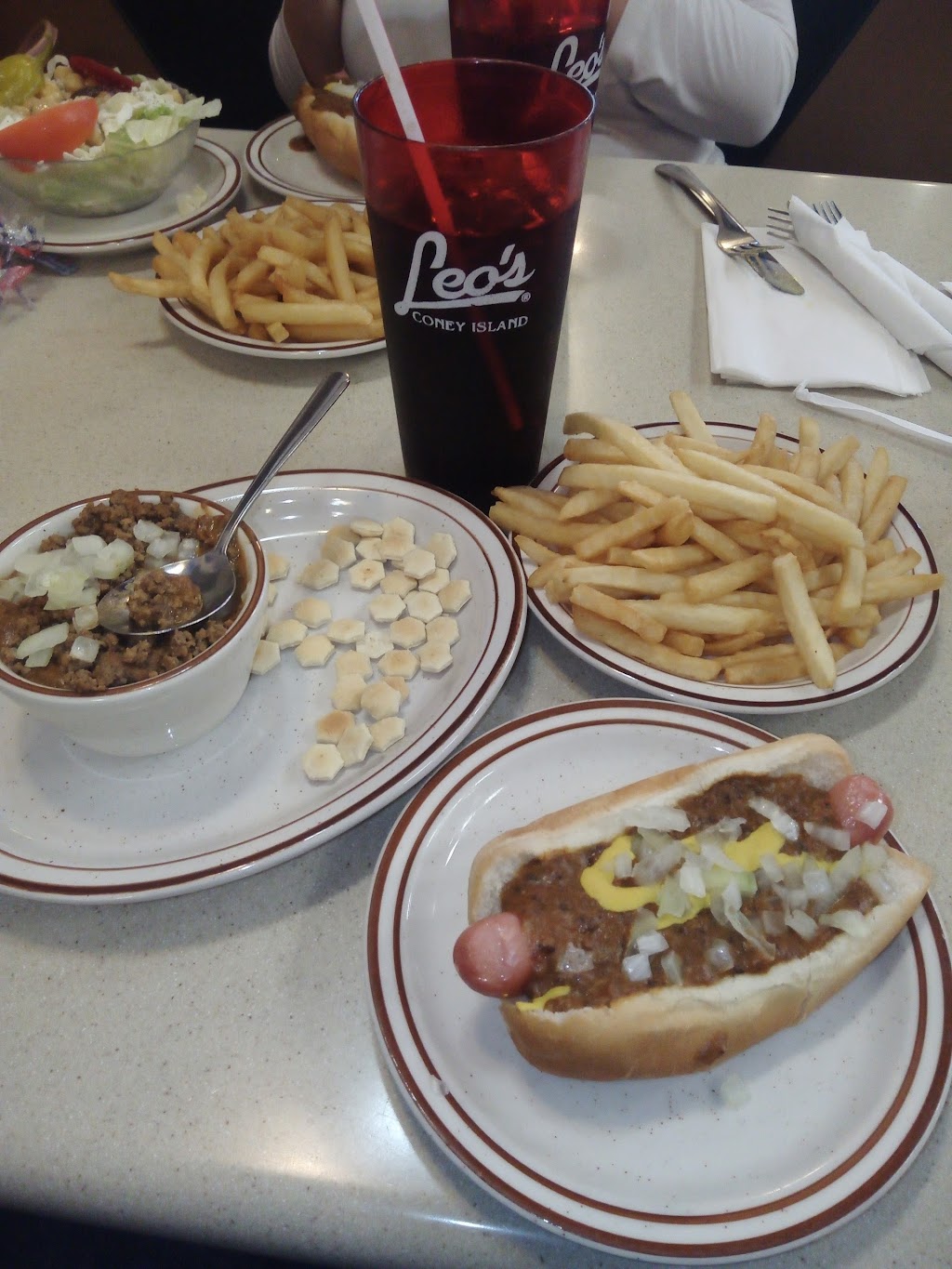 Leo's Coney Island in 55250 Van Dyke Ave, Shelby Township, MI 48316, USA