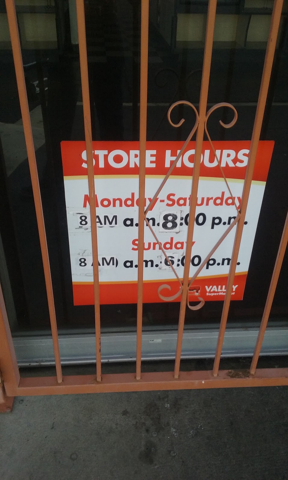 Valley Supermarket | 5111 Fairbanks Dr, El Paso, TX 79924, USA | Phone: (915) 307-2910