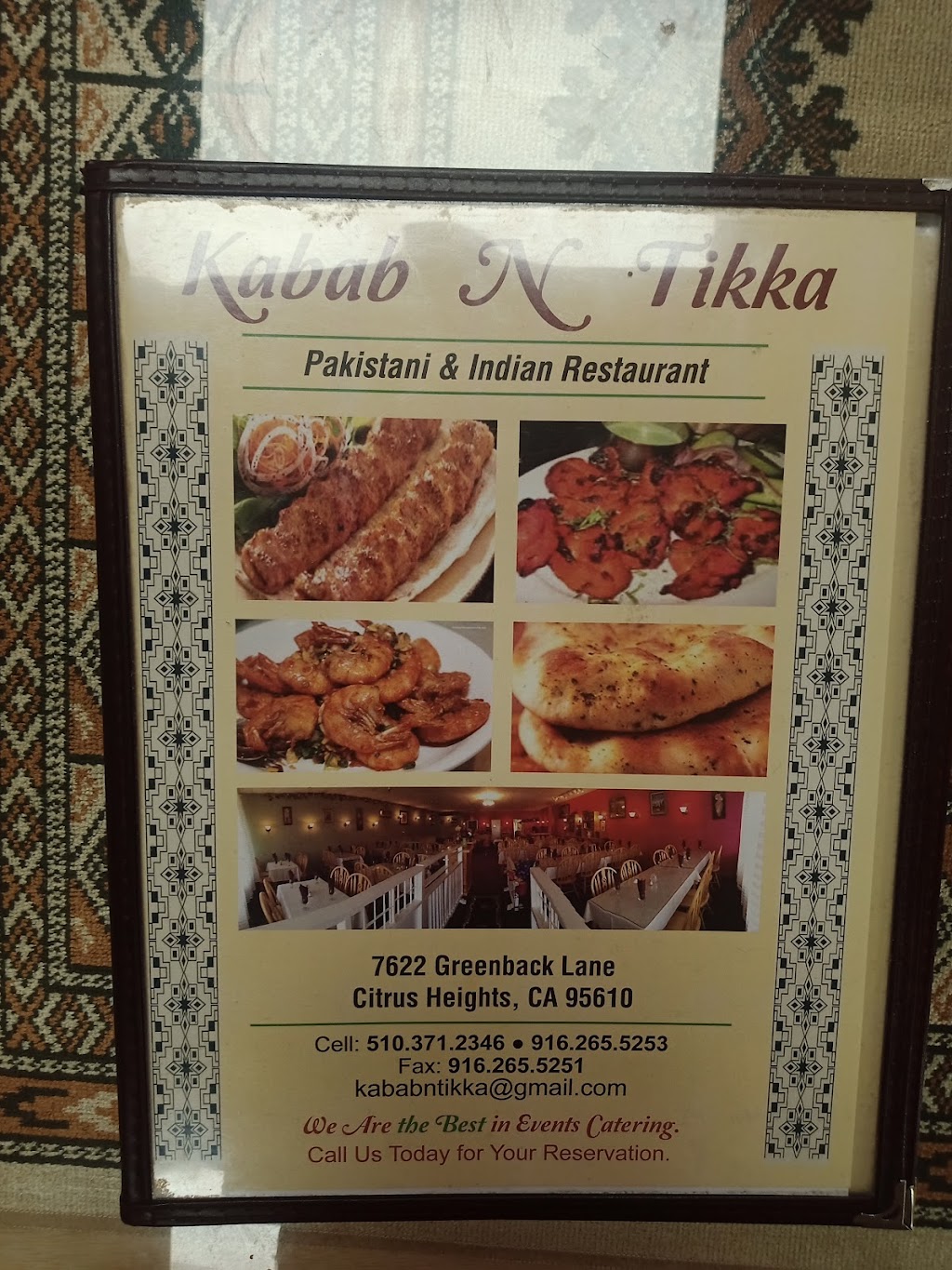 Persian Kabab & Tikka Authentic Persian & Pakistani Food | 7622 Greenback Ln, Citrus Heights, CA 95610, USA | Phone: (916) 265-5253