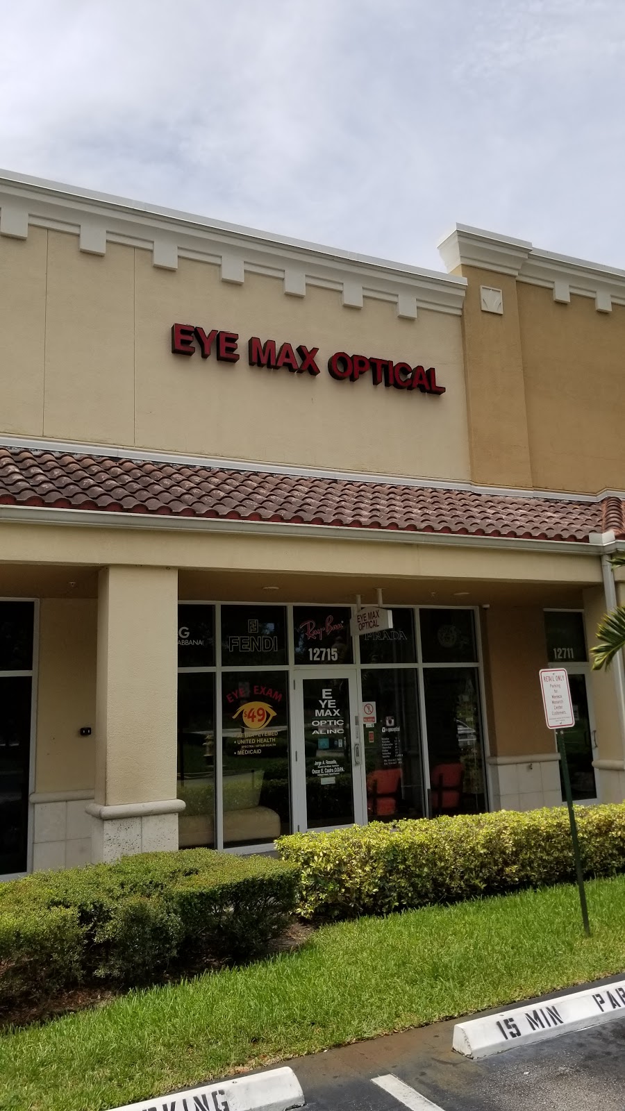 Eye Max Optical LLC | 12715 Miramar Pkwy, Miramar, FL 33027, USA | Phone: (954) 447-7601