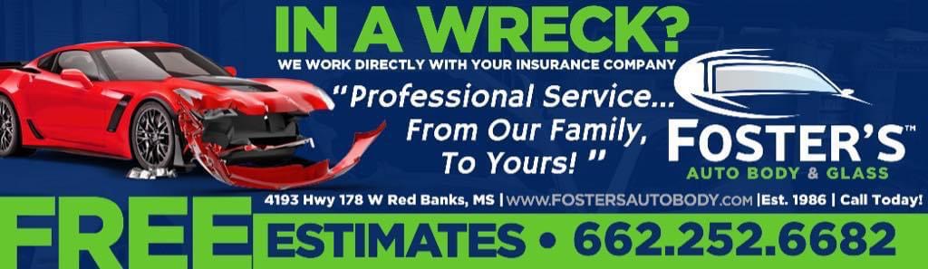 Fosters Auto Body & Glass | 4193 MS-178, Red Banks, MS 38661, USA | Phone: (662) 252-6682