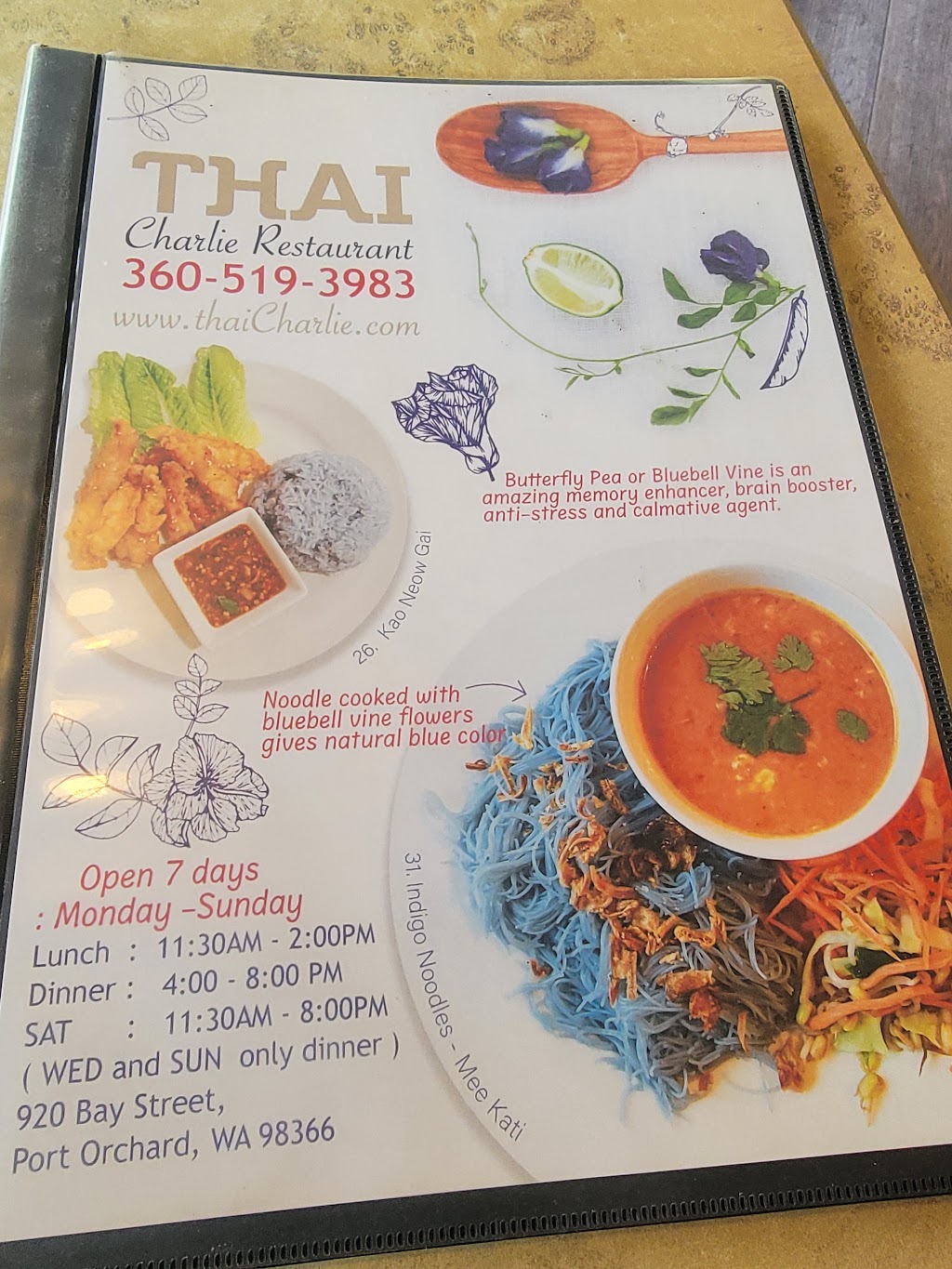 Thai Charlies Restaurant | 920 Bay St, Port Orchard, WA 98366, USA | Phone: (360) 519-3983