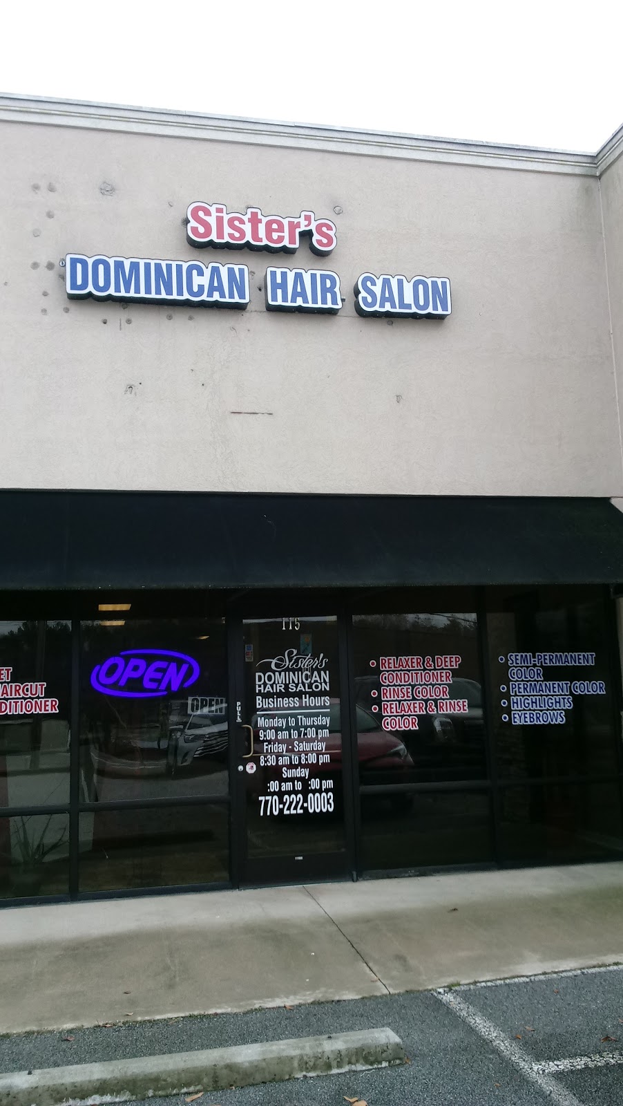 Sisters Dominican Salon | 1379 Hiram Douglasville Hwy, Hiram, GA 30141, USA | Phone: (770) 222-0003