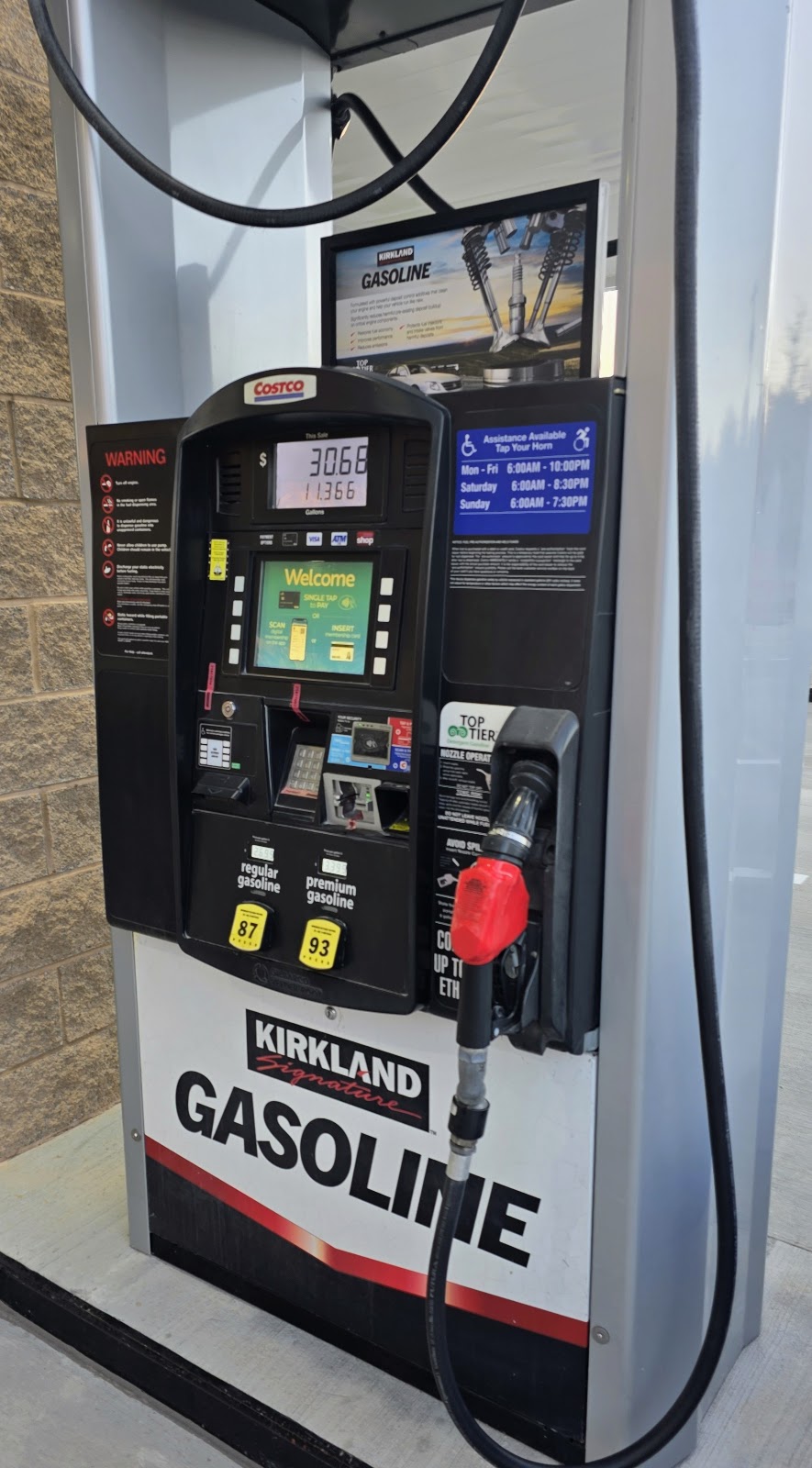 Costco Gas Station | 1510 N Pointe Dr, Durham, NC 27705, USA | Phone: (919) 220-2770