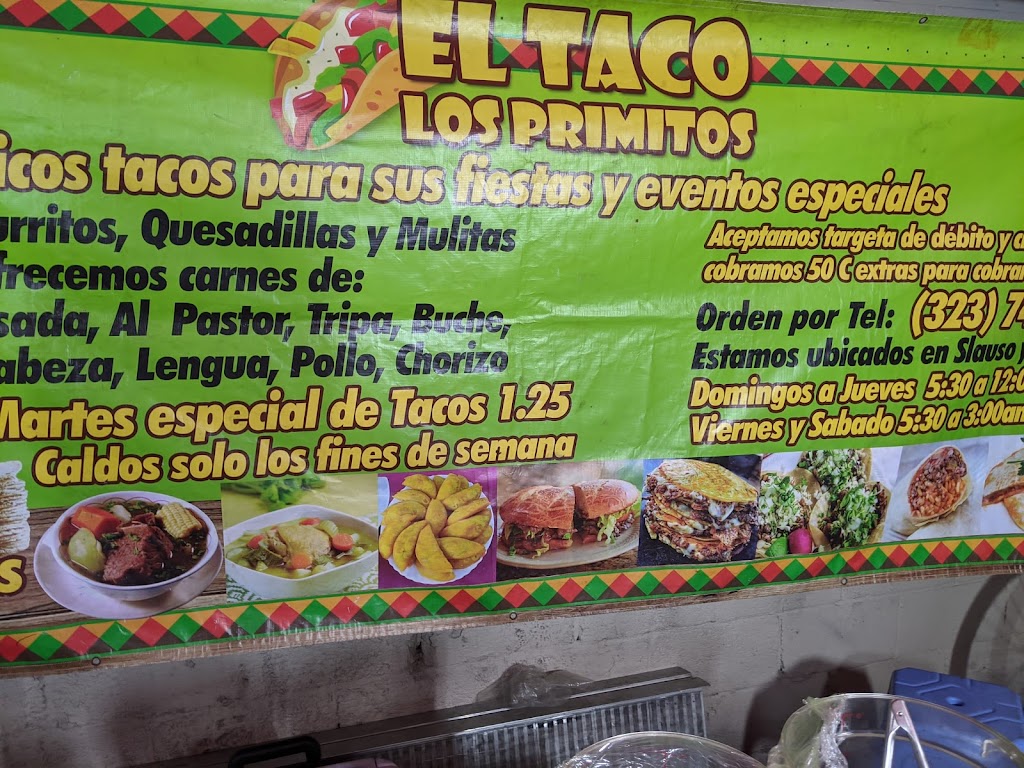 El Taco Los Primos | Hooper / Slauson, Los Angeles, CA 90011, USA | Phone: (323) 672-1857