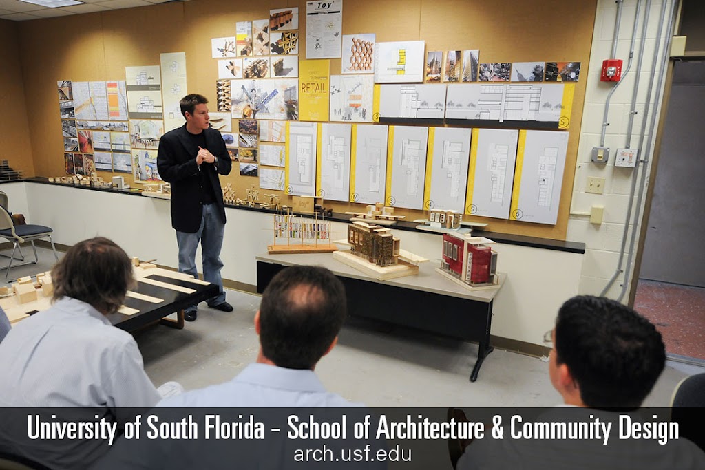 USF School of Architecture and Community Design | 12316 USF Genshaft Dr, Tampa, FL 33620, USA | Phone: (813) 974-4031