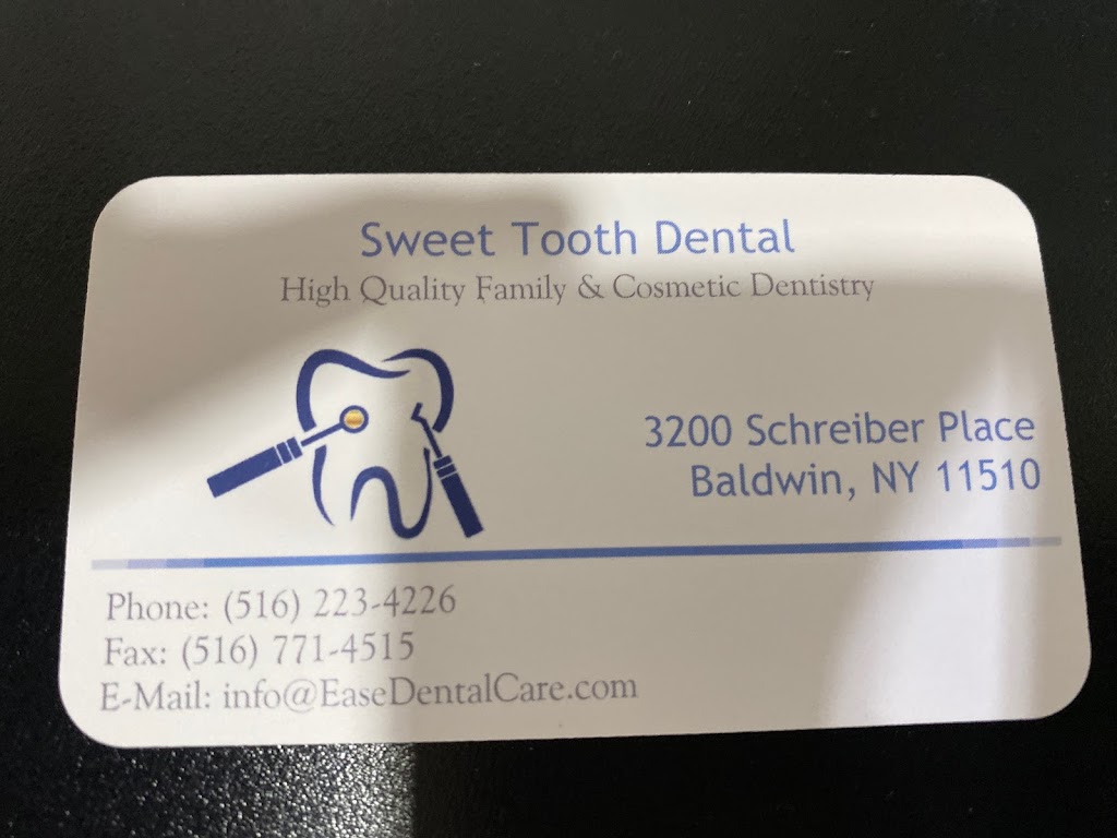 Sweet Tooth Dental | 3200 Schreiber Pl, Baldwin, NY 11510, USA | Phone: (516) 223-4226